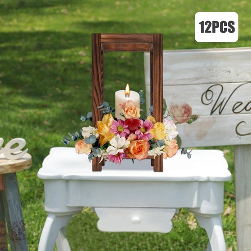 Pcs wooden wedding lantern - 12,