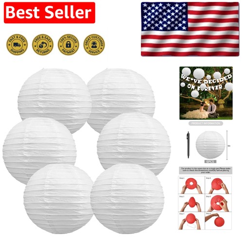 Classic inch round white - 6-inch,